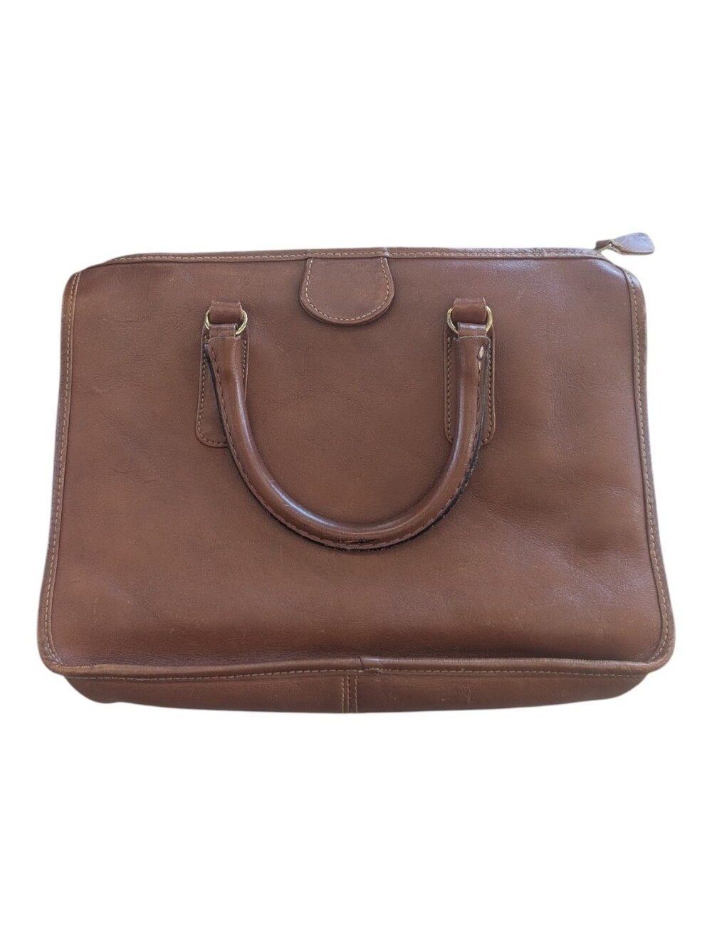 Vintage 70s Bonnie Cashin for Meyers Leather Satchel Bag Brown